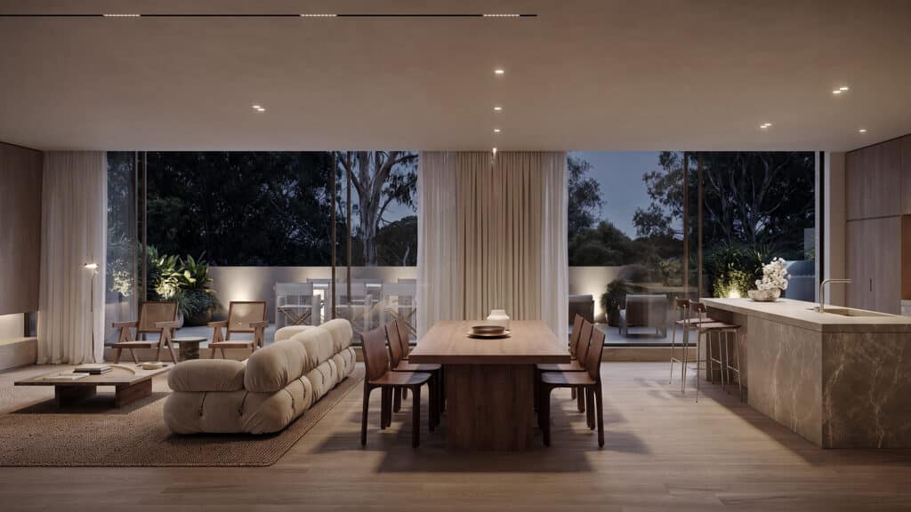 Image of Penthouse Night Scene