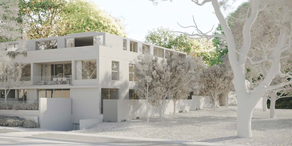 Image of Building Front Three Quarter View