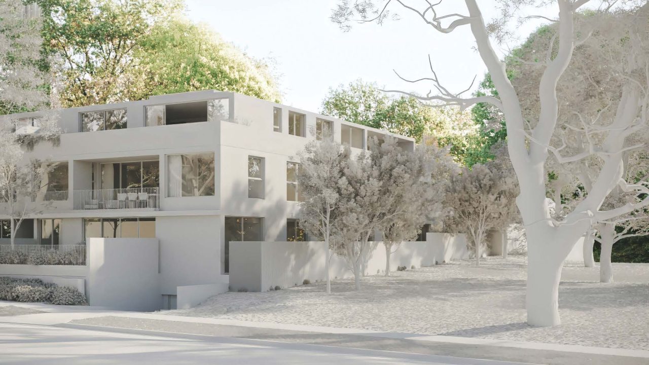 Image of Building Front Three Quarter View