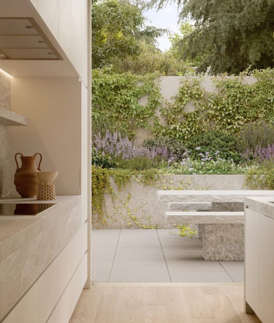 Image of Garden Apartment Kitchen